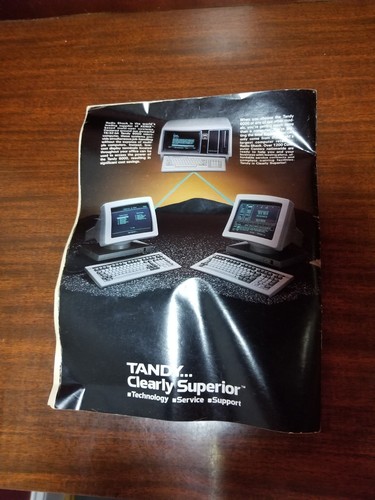 1985 RADIO SHACK CATALOG, Tandy Computer Products, hardware & software 63 pages