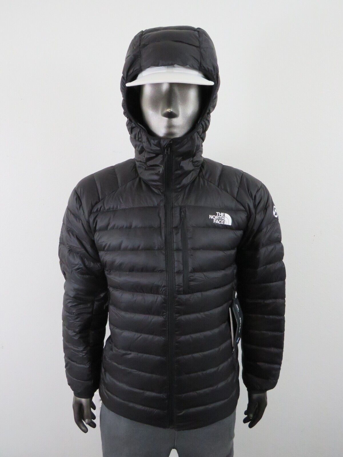 Pre-owned The North Face Mens  Summit Down (l3) Breithorn Hooded Insulated Jacket - Black In Tnf Black