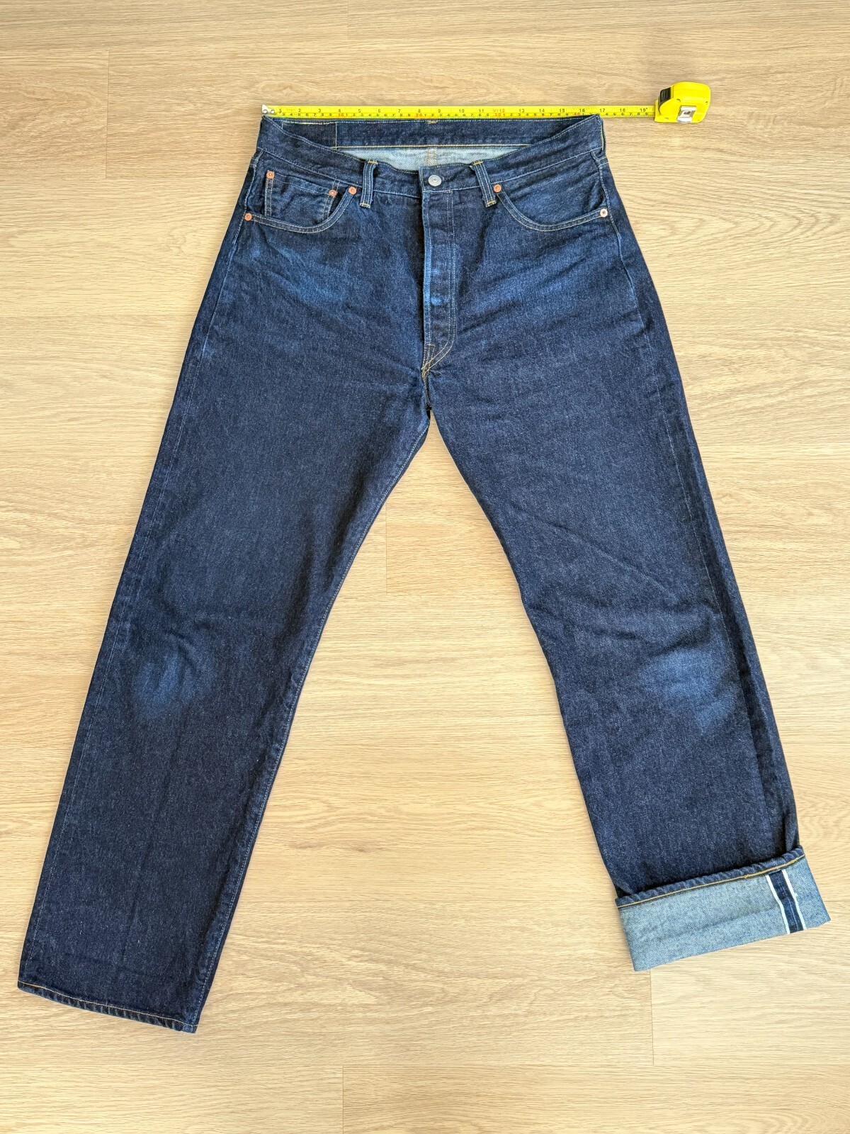 LEVI’S VINTAGE507XX VINTAGE LEVIS BIG E 501 Z XX JEANS INDIGO RIVET SELVEDGE