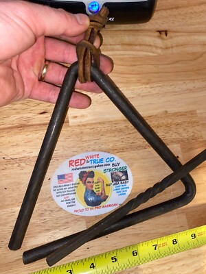 Cowboy Dinner Bell Solid Metal Patina Finish Western Yellowstone Kevin Costner 