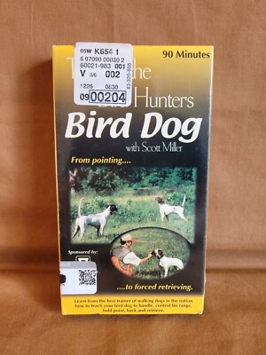 Training The Bird Hunters Bird Dog VHS Scott Miller