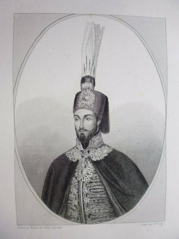 Gravure In Folio: Abdul Medjid, Empereur Des Turcs