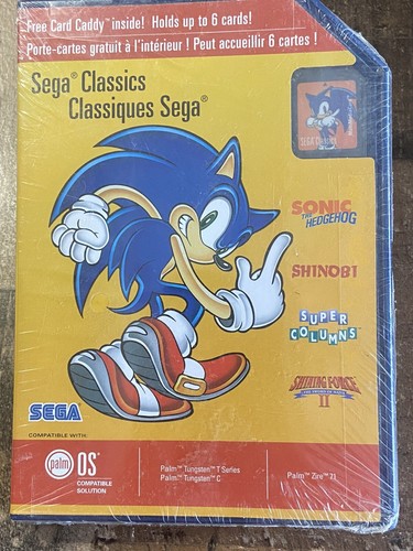 Palm PDA PalmPak Sega Classics Sonic, Shinobi, Super Columns Palm PDA PalmPak Sega Classics Sonic, Shinobi, Super Columns