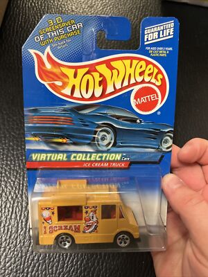 2000 Hot Wheels I SCREAM Ice Cream Truck #144 Dark Yellow 27110 With 5 Dot Rims