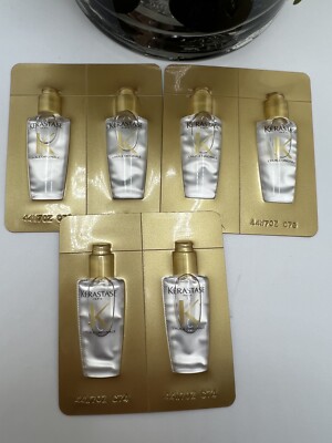 6 KERASTASE Elixir Ultime L'Huile Original Beautifying Hair Oil Samples 2ml. NEW