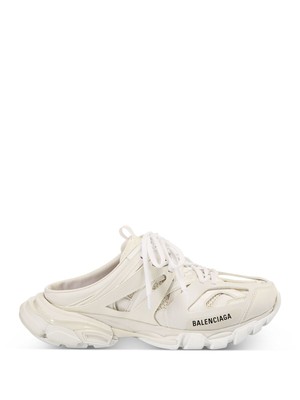

BALENCIAGA Женские белые кроссовки без шнурков с круглым носком и круглым носком, Белый, 653813W3CP3