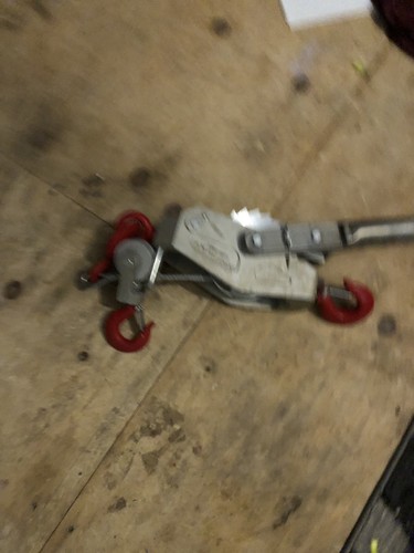 Lug-All 3000-30Medium Frame Cable Ratchet Winch Pulley Hoist, 1.5ton Capacity, /