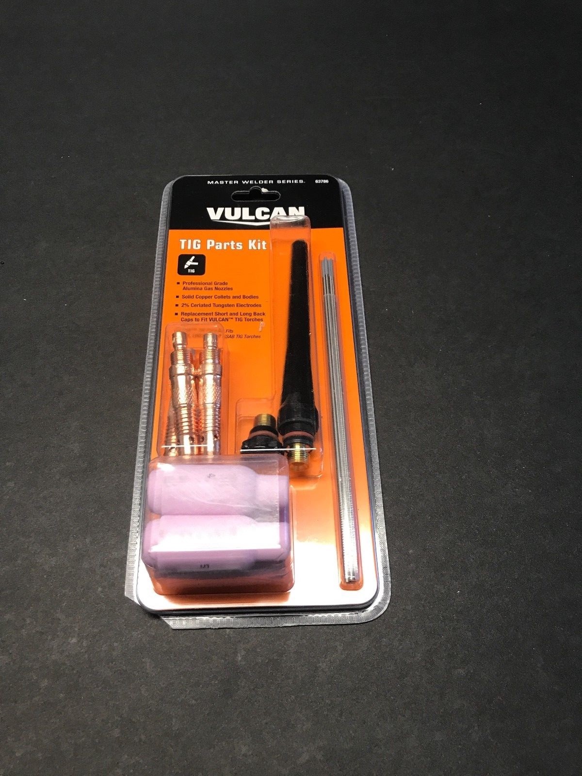 Vulcan TIG Parts Kit For Miller, Lincoln, and Esab Torches 63786