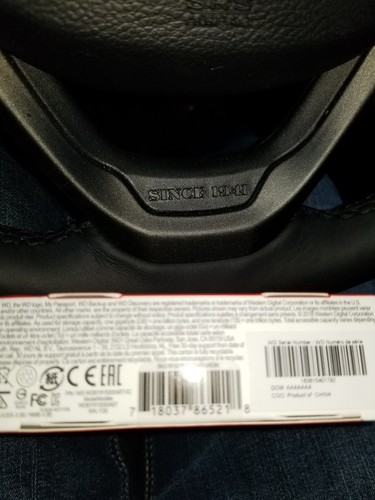 Wd my passport Cobalt Blue 500tb