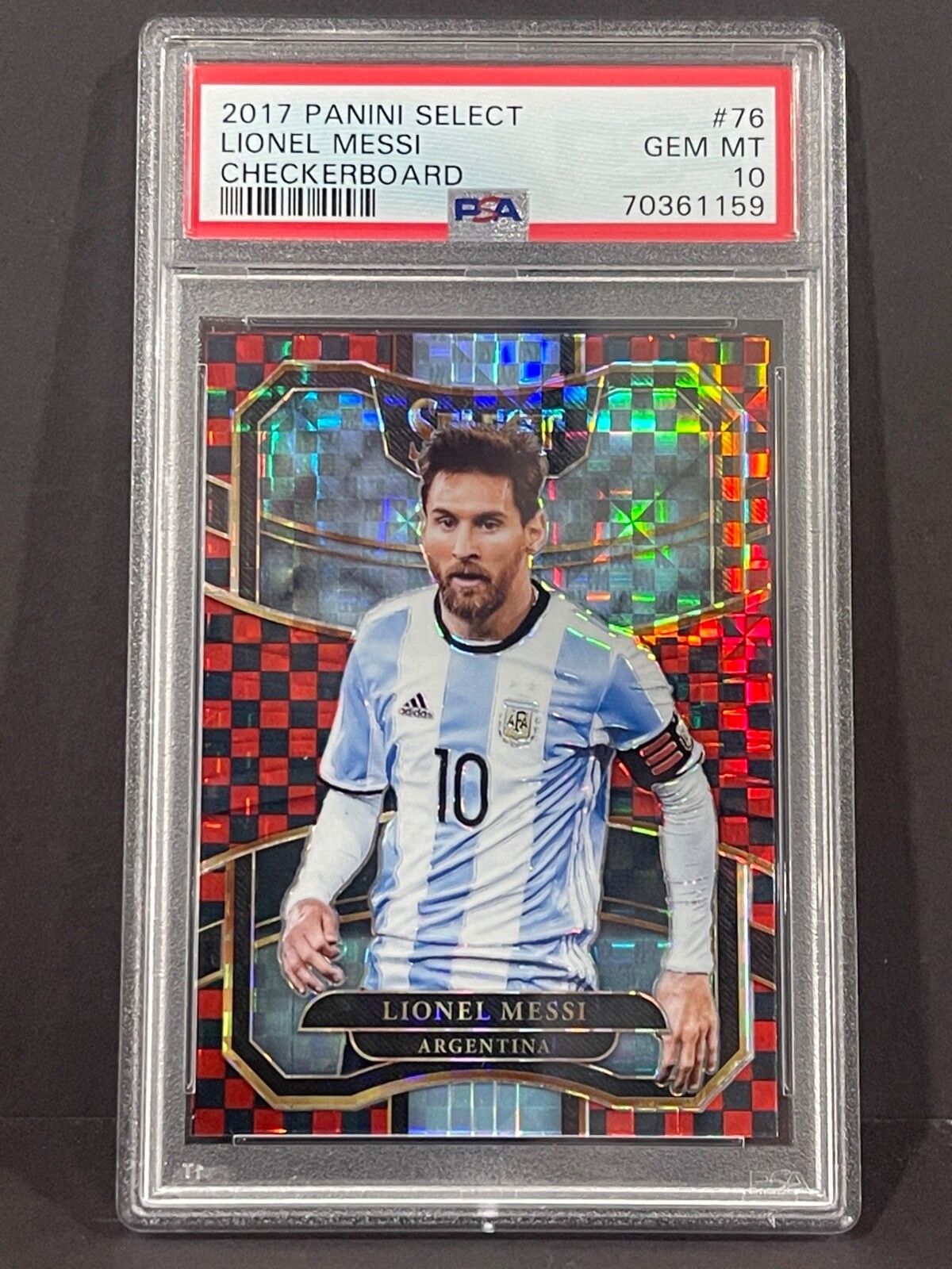 メッシ3枚セット Lionel Messi 2017-18 Panini 2017-18 LIONEL MESSI PANINI SELECT MULTI COLOR PRIZM #76