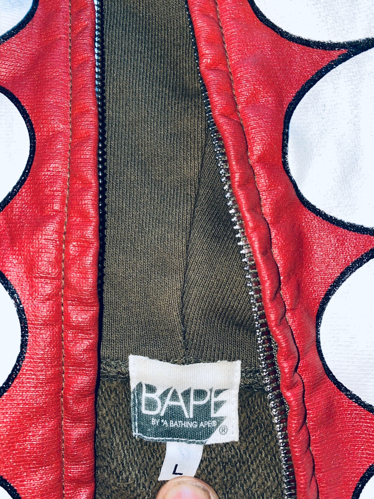 olive green bape shirt