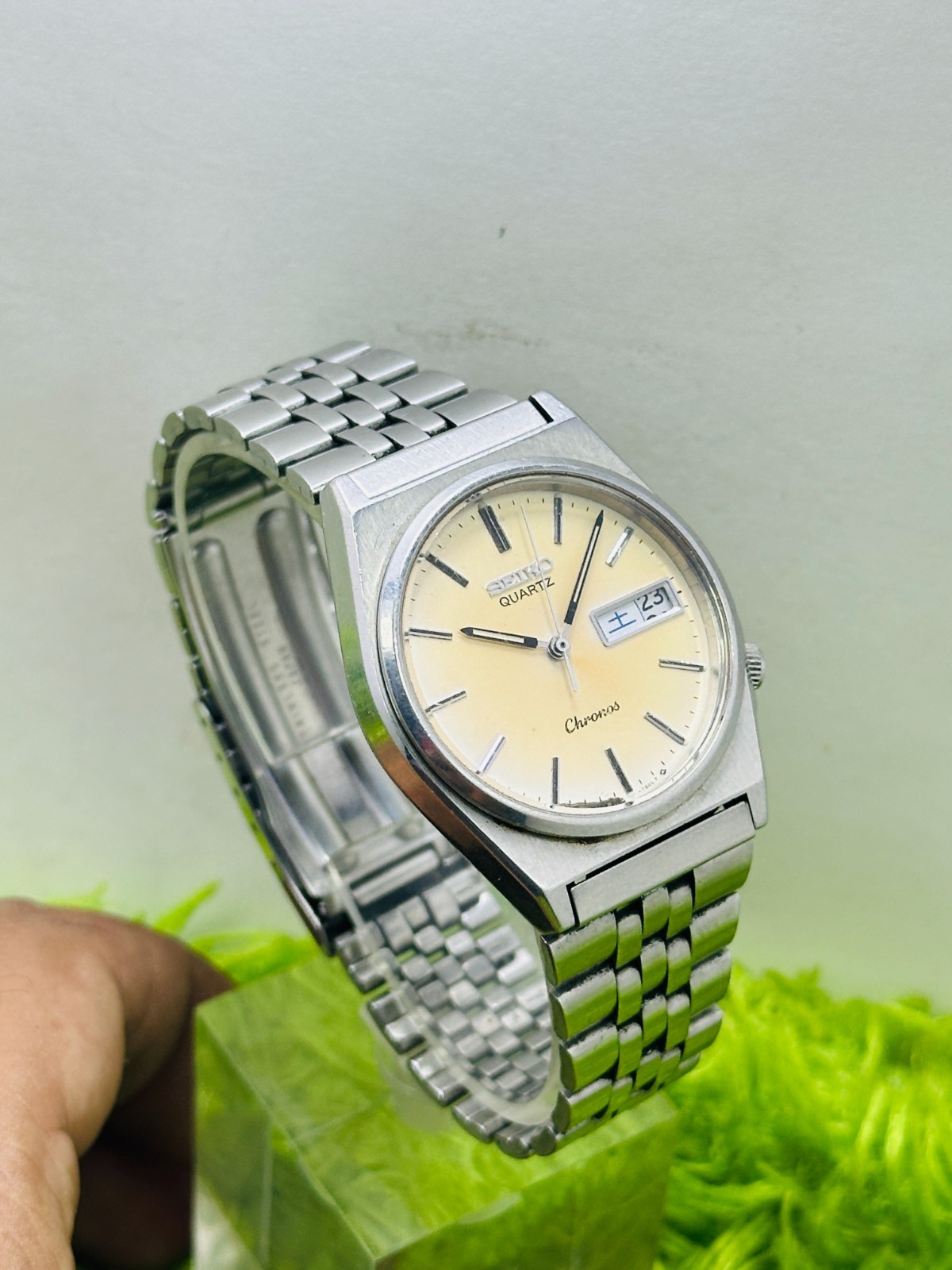 【ジャンク品】SEIKO 腕時計 2本セット TYPE II Chronus 稼働80s SEIKO CHRONOS クロノス紳士3針クォーツSWJL020