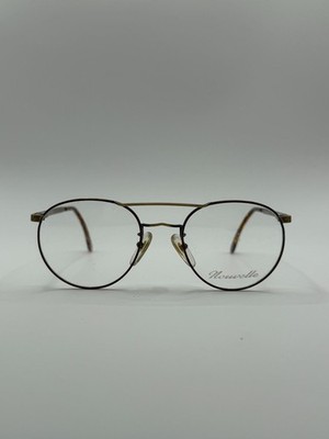 Nouvelle CIRCUS 50-18 Gold Rund Brille Gestell