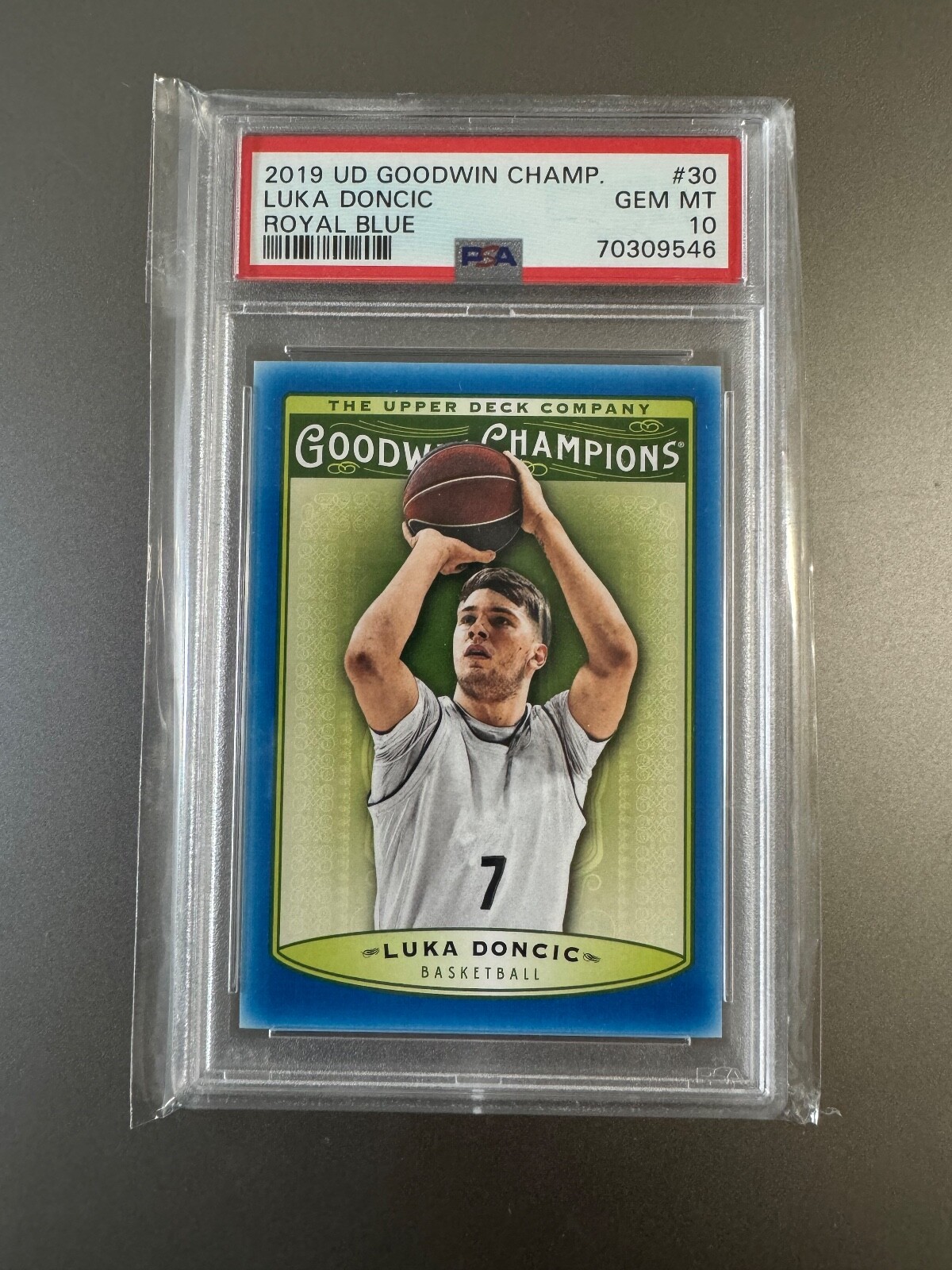 Luka Doncic RC GOODWIN ルーキーカード Luka Doncic 2018-2019 UD Goodwin Champions rookie PSA 10