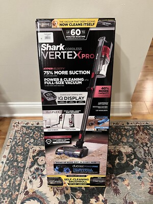 Shark Vertex Pro Cordless Lightweight Stick Vacuum DuoClean PowerFins IZ662H