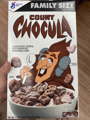 「COUNT CHOCULA (KAWS VERSION)」 kaws Cereal Monsters count chocula figure. Confirmed. In