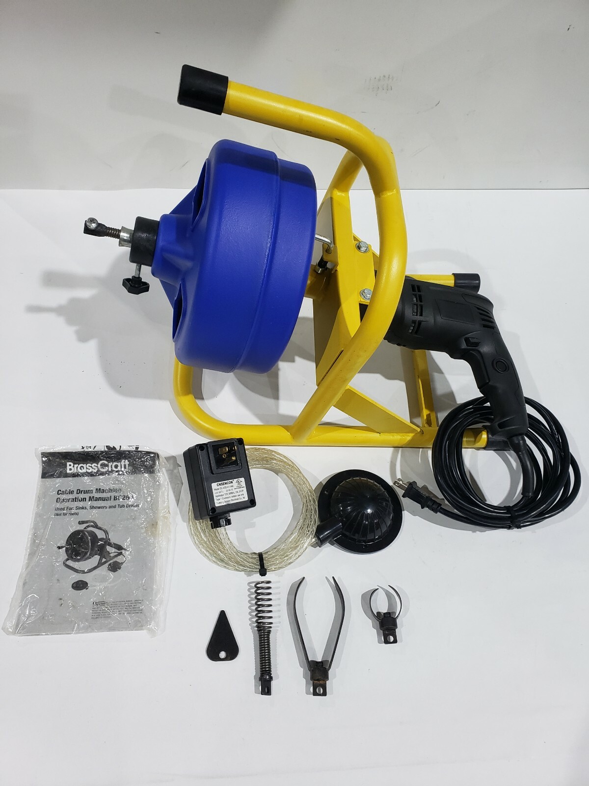 x 50 ft Cable Drum Machine BC260 BRAND NEW BrassCraft 5/16 in Pipe