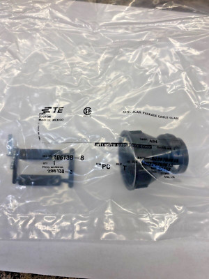 Lot of 10 TE Connectivity/AMP  206138-8 Cable Clamp Kit Size 23