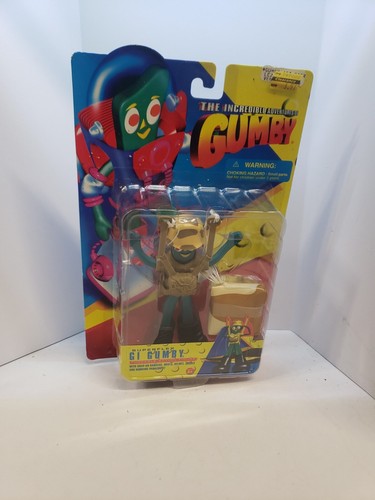 SEALED MIP 1996 THE INCREDIBLE ADVENTURES OF GUMBY SUPERFLEX GI