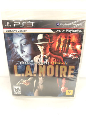 L.A. Noire Sony PlayStation 3 PS3 Video Game 2011 Black Label *SEALED*