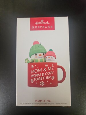 MIB Hallmark 2023 MOM & ME Warm and Cozy Together Keepsake Orn - FREE SHIPPING