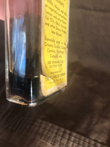 Vintage Rawleighs Imitation Butterscotch Flavor 3 Oz 1/5 Full So Cooooool