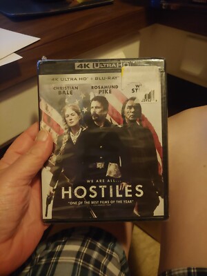 Hostiles - brand new 4K Ultra HD Blu-ray/Digital - Christian Bale, Wes Studi