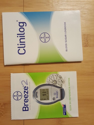 NEW Bayer's Breeze 2 Blood Glucose Monitoring System KIT 1440D uses 10 test disc