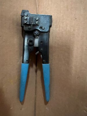 Tyco Electronics AMP 2-231652-0 Ratcheting Modular Plug Crimping Tool AH 1050