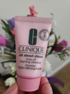 Clinique Rinse-Off Foaming Cleansing Normal Skin Travel Sz. 1.0oz/30ml 2024 item