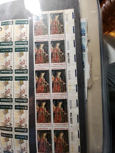 US Stamp Scott #1363, 6c, Christmas 1968, Plate Block of 10 US Stamp Scott #1363, 6c, Christmas 1968, Plate Block of 10