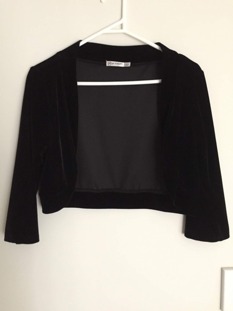 black evening jacket ladies