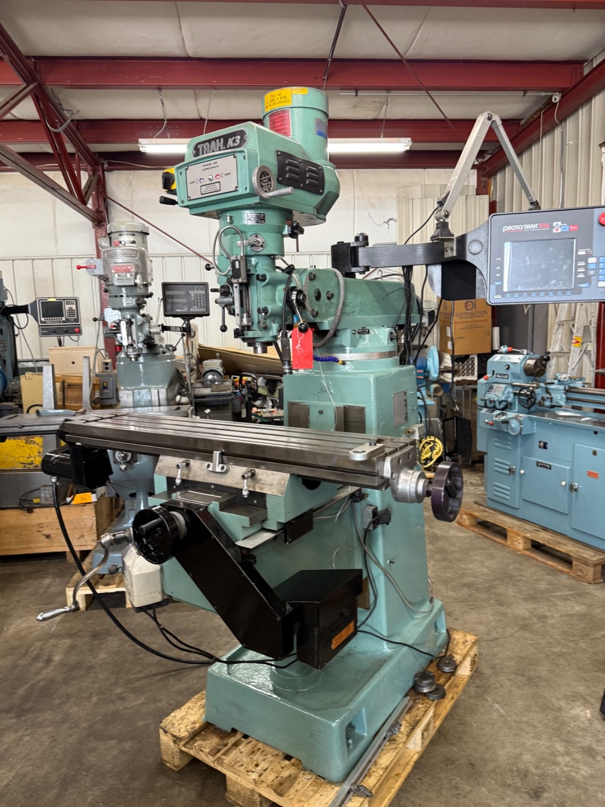 Southwestern Industries Trak K3 2-axis CNC Knee Mill 10