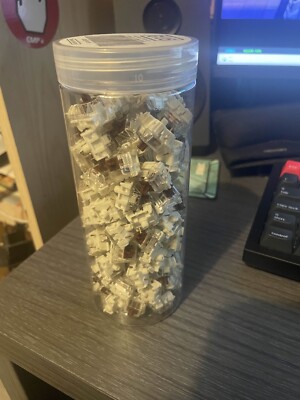 109 Gateron Pro G Brown commutateur clavier mécanique dans contenant plastique