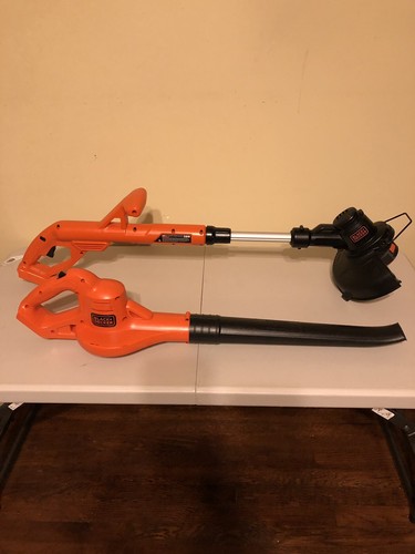 Black And Decker Hard Surface Sweeper And Weed Wacker Combo Kit For Sale .