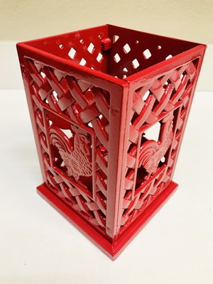 Better Homes Cast Iron Kitchen Counter Stove Top Cooking Utensils Holder Rooster