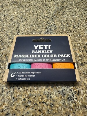 YETI Magslider 3 Pack Seasonal KING CRAB ORANGE, AQUIFER BLUE, PRICKLY PEAR PINK