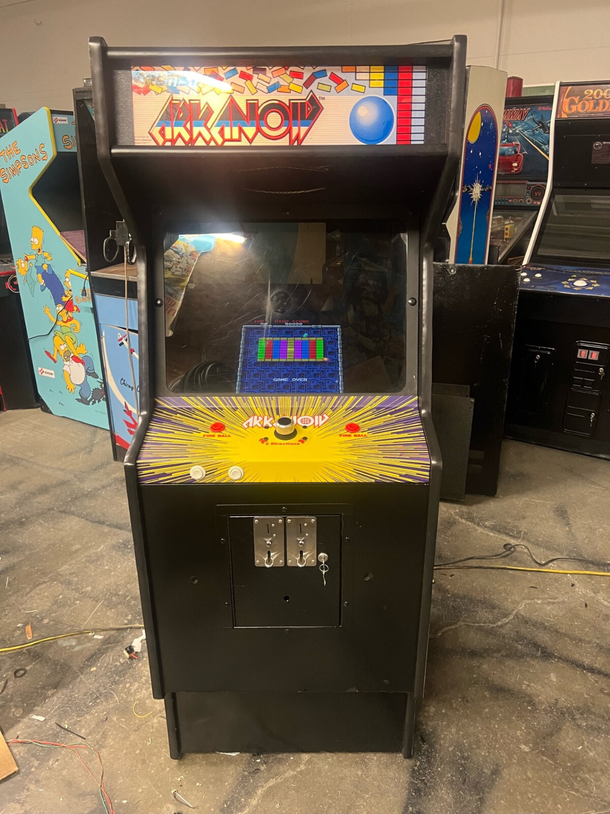TAITO ARKANOID Ⅱ ARKANOID 2 REVENGE of DOH ARCADE MACHINE by TAITO (Excellent