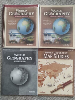Abeka 9th Grade World Geography Homeschool Curriculum 