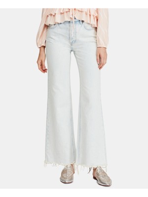 

Женские голубые джинсы FREE PEOPLE, талия 24, Light blue, OB890171
