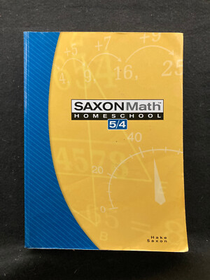 SAXON Math Homeschool 5/4 (Paperback, 2005)