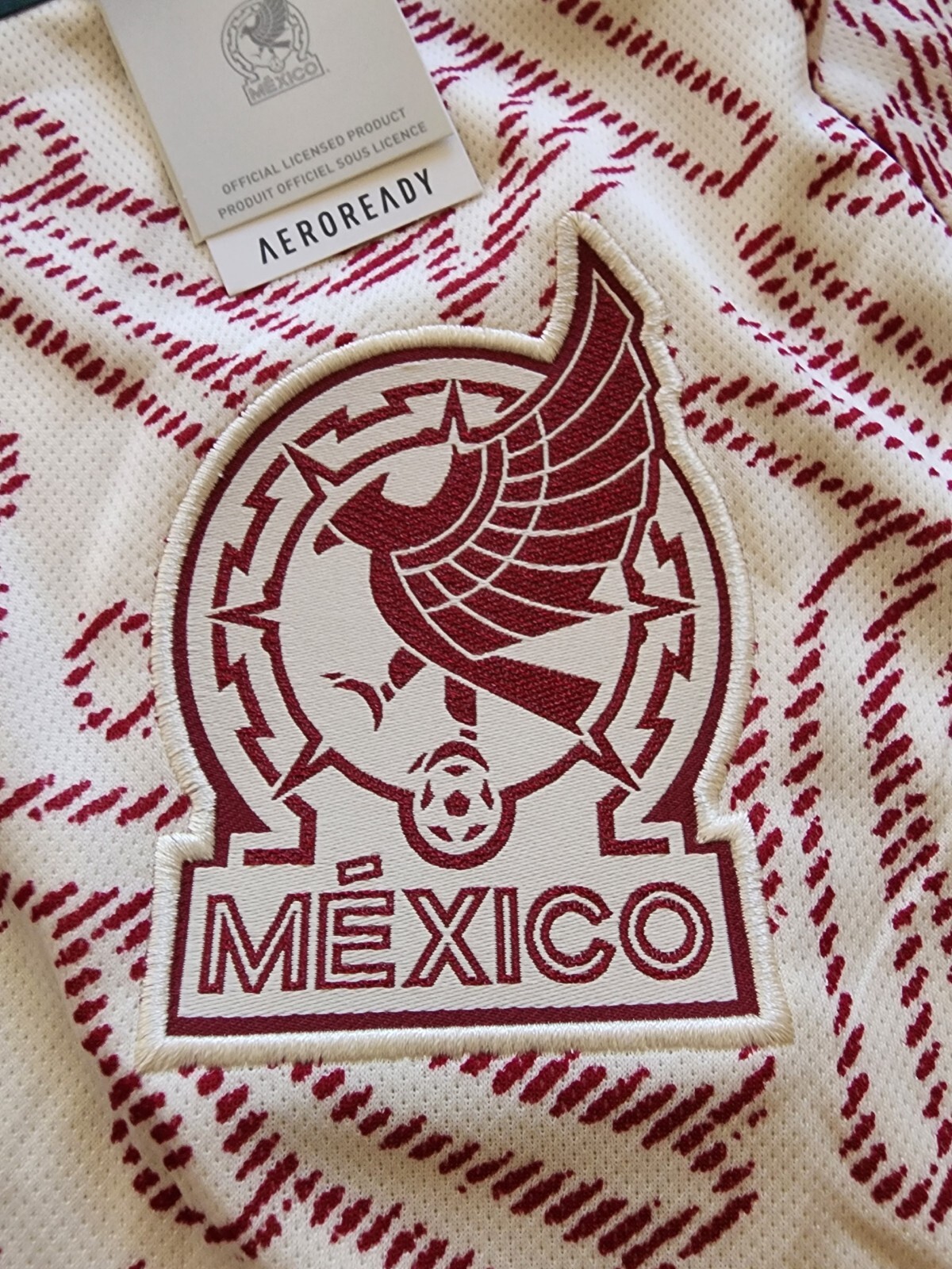 Adidas Mexico L/S Jersey Seleccion Mexicana Mundial Qatar 2022 Jersey Aeroready