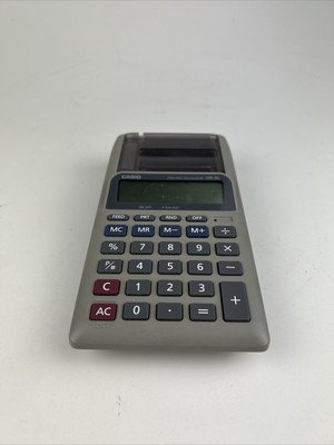 Casio HR- 8L Handheld Printing Calculator - Tested (Batteries Not Included)