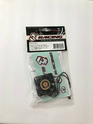 3Racing High Speed Aluminum Case 40mm Cooling Fan 7.2V-8.4V 1:10 1:8 RC