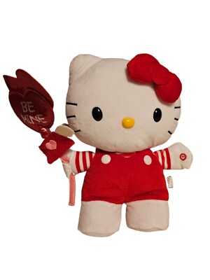 Hello Kitty Side Stepper 12'' Valentines Day Animatronic Plush Decor GEMMY