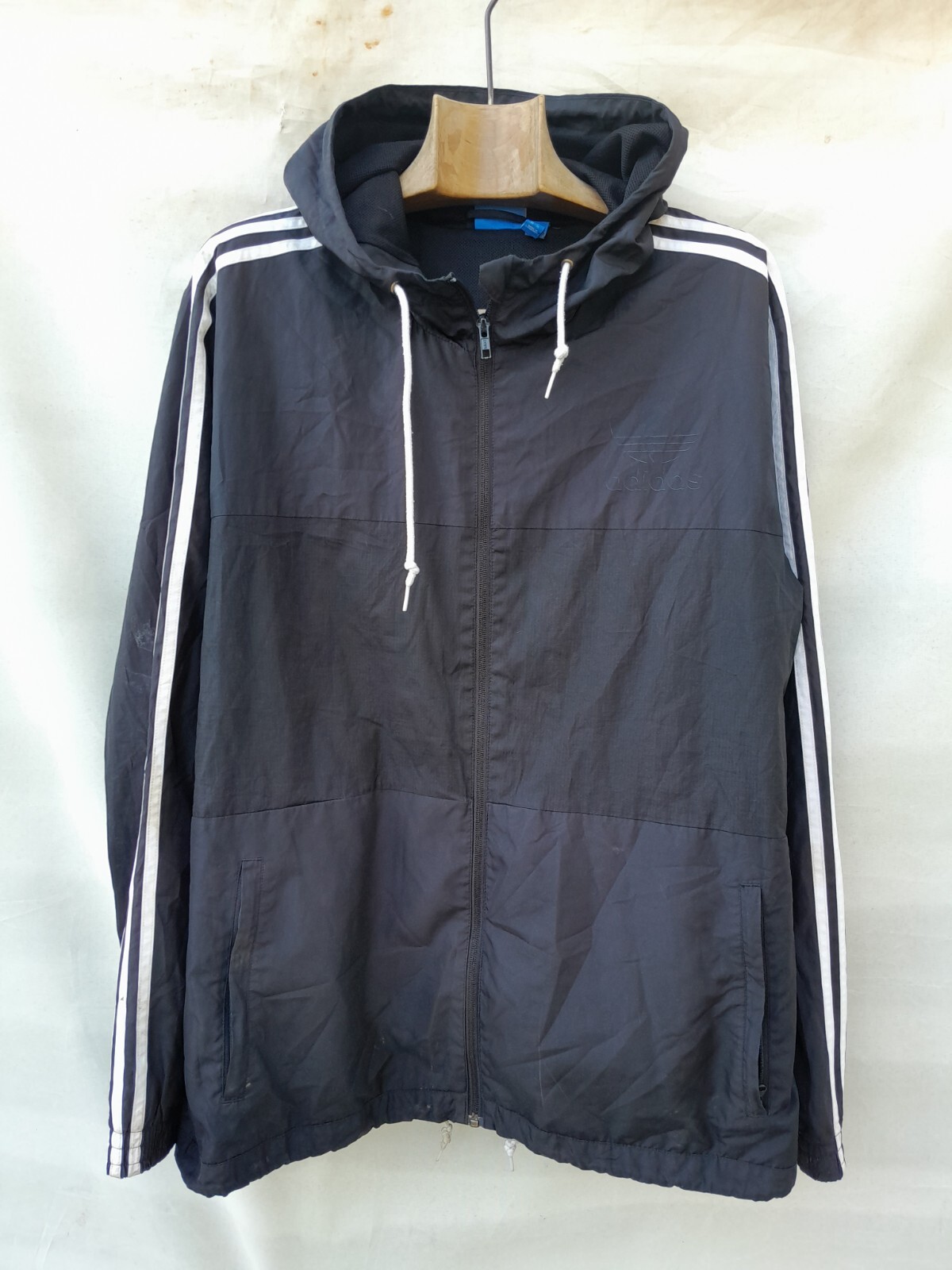 black tag adidas “2xl hood track jacket adidas Z.N.E. Full-Zip Hooded Track Jacket - Black | Free