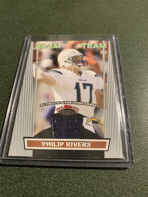 philip rivers game worn jersey