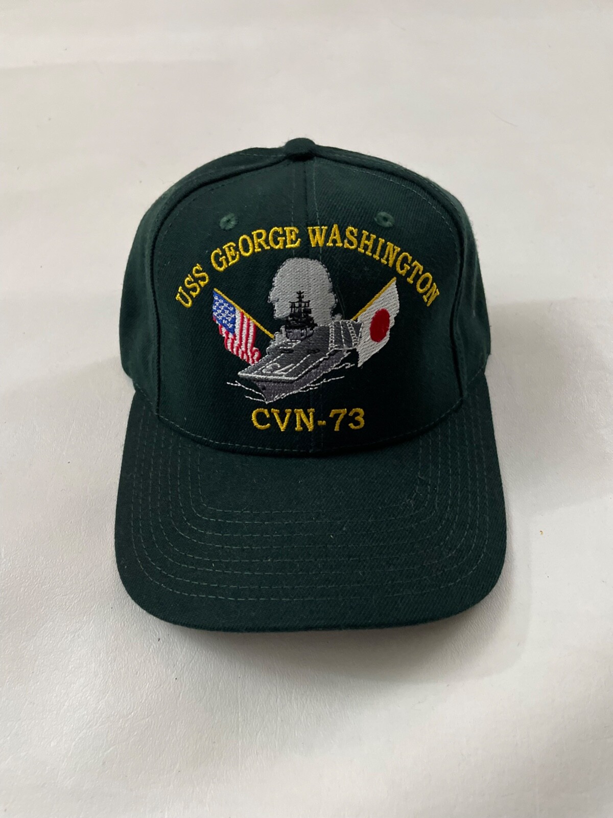 The Corps USS George Washington CVN 73 Dark Green Baseball The Corps USS George Washington CVN 73 Dark Green Baseball