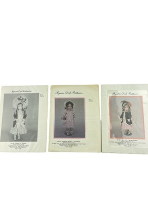 Byron's Doll Clothing PATTERNS Lot of 3 Mein Liebling 117 Darla 126 Googly 310