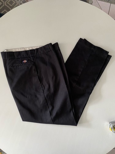 Dickies 874 Pants 38x34 874 Black MADE IN USA Vintage Waist
